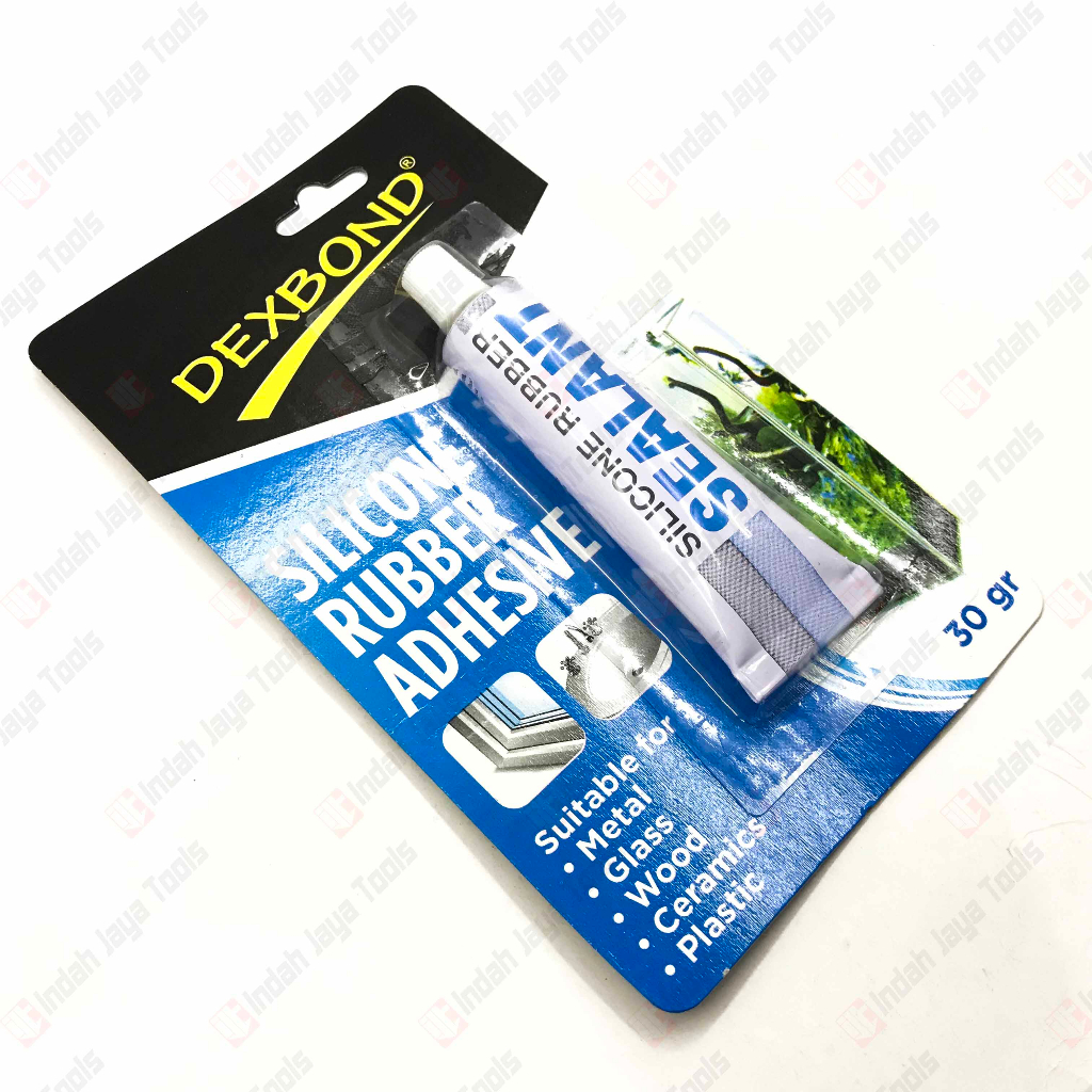 

Dexbond Lem Silicone Sealant Rubber Adhesive 30 Gr Lem Kaca Keramik