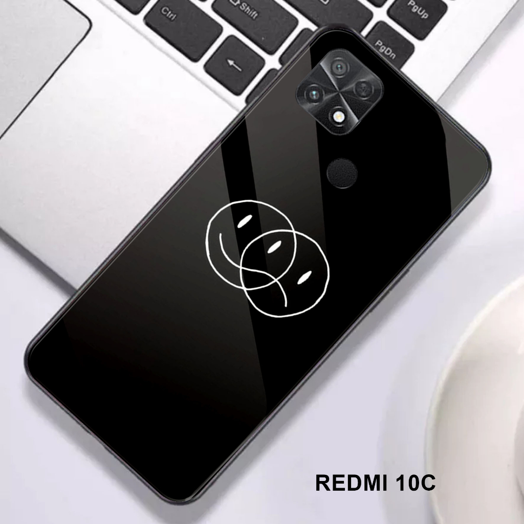 Case XIAOMI REDMI 10C - Casing XIAOMI REDMI 10C - ( LATAR HITAM ) - Case Hp - Casing Hp - Softcase H