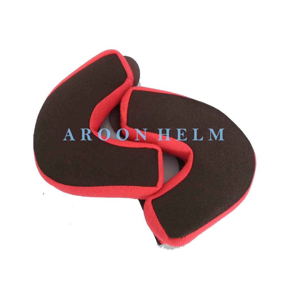 Busa pipi helm DJ MARU 2 kancing plastik busa kuping helm