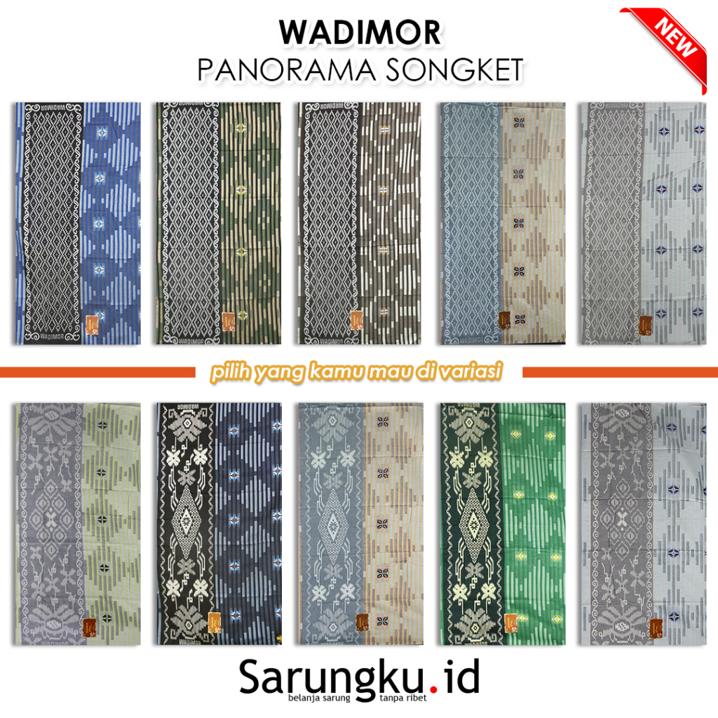 SARUNG WADIMOR PRIMER PANORAMA SONGKET