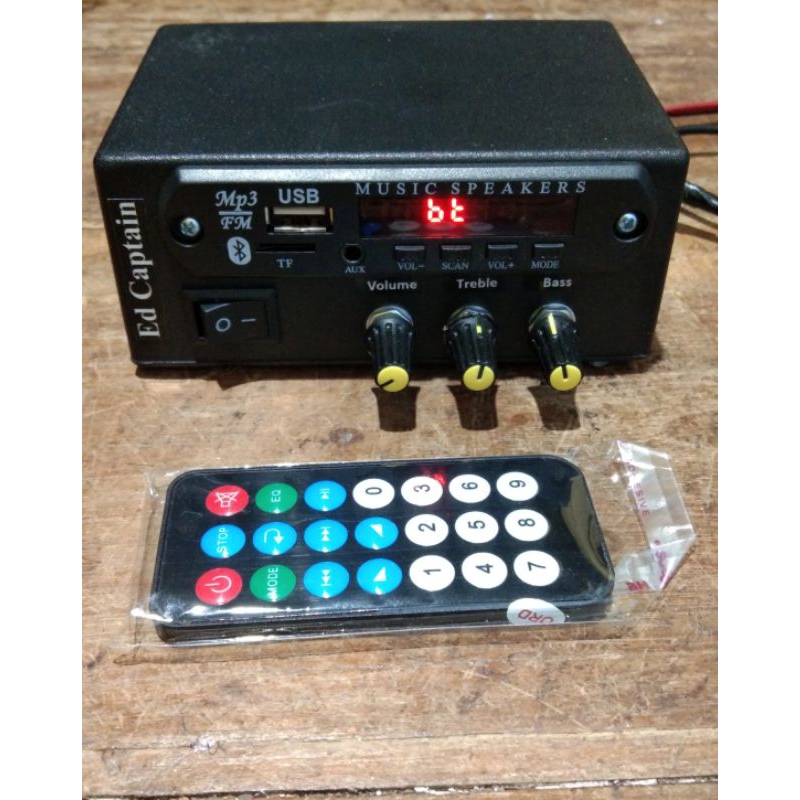 AMPLI AMPLIFIER  DC 12V / POWER AMPLI JUALAN KELILING KHUSUS SPEAKER TOA MINI
