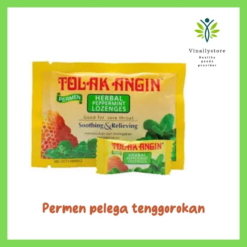 

Permen Tolak Angin Sachet isi 5 pcs kecil (permen pelega tenggorokan)