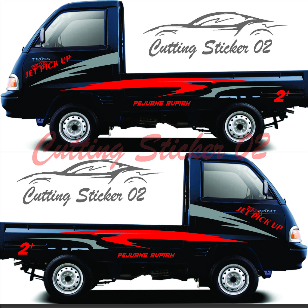 Sticker Mobil sticker cuting Mobil pick up tss carry l300 termurah