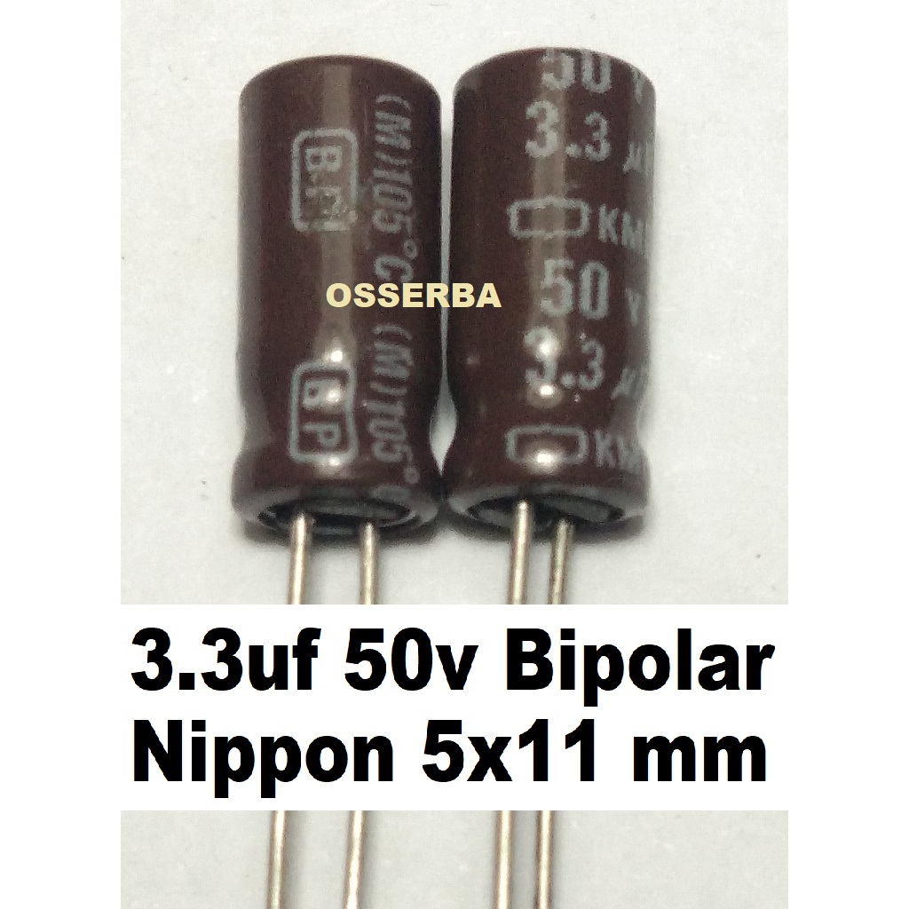Elco 3.3uf 50v Bipolar - Non Polar 3,3uf 50v