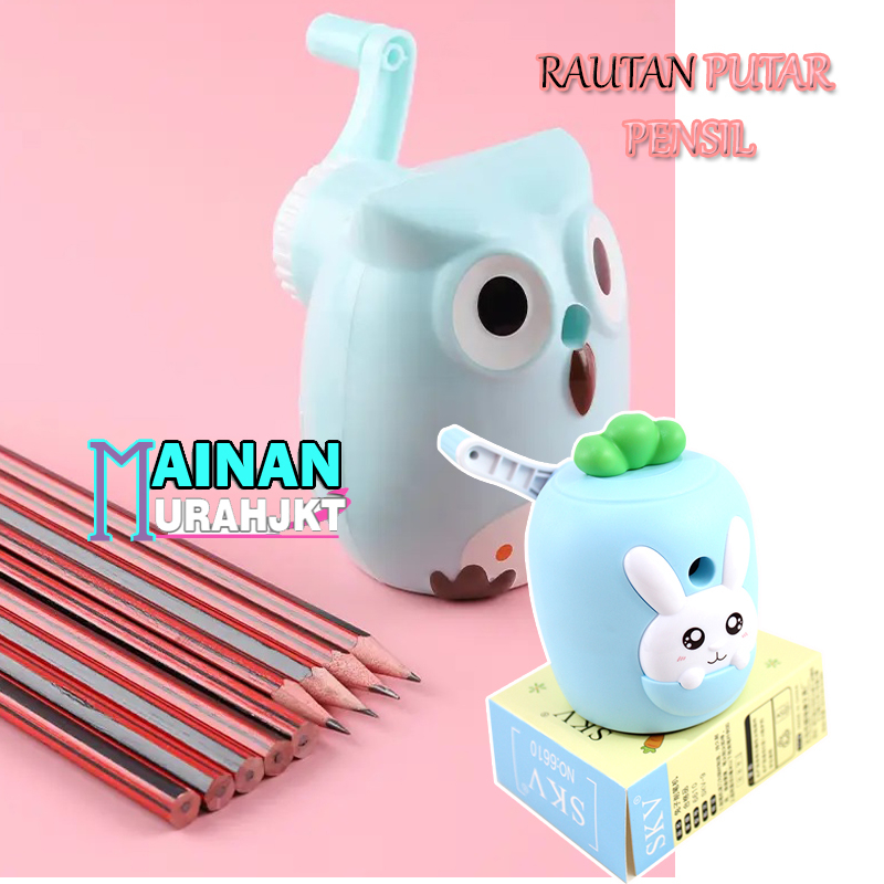 

ATK RAUTAN MEJA BERVAIASI SKV PERLENGKAPAN SEKOLAH PENGRAUT PENSIL PUTAR KELINCI TIPE MEJA BENTUK KARAKTER BERVARIASI