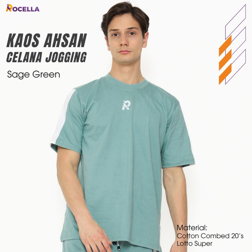 Kaos Olahraga Pria Kaos Running Kaos Sepeda Baju Sepeda Rocella Kaos Ahsan
