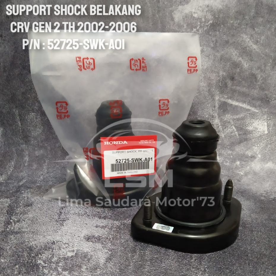 Support Shock Karet Support Shock Belakang CRV Gen2 Crv Gen 2 2002-2006 Stream 1Pcs