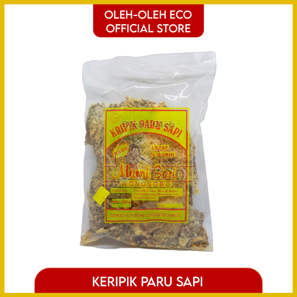 

Keripik Kripik Paru Sapi Wonosobo MURNI SARI