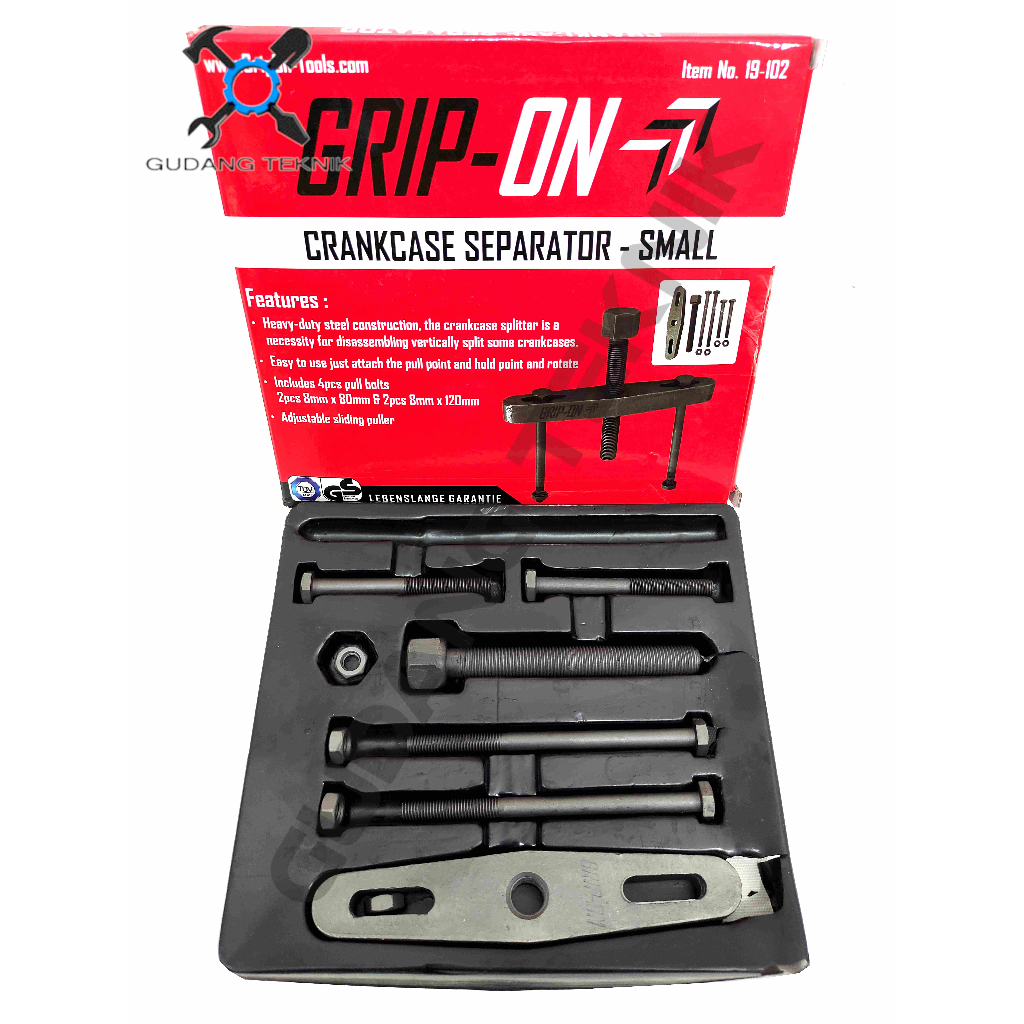Crankcase Separator KECIL 19-102 GRIP ON / Crank Case Treker Tracker Kalter Alat Belah Mesin 19 102 