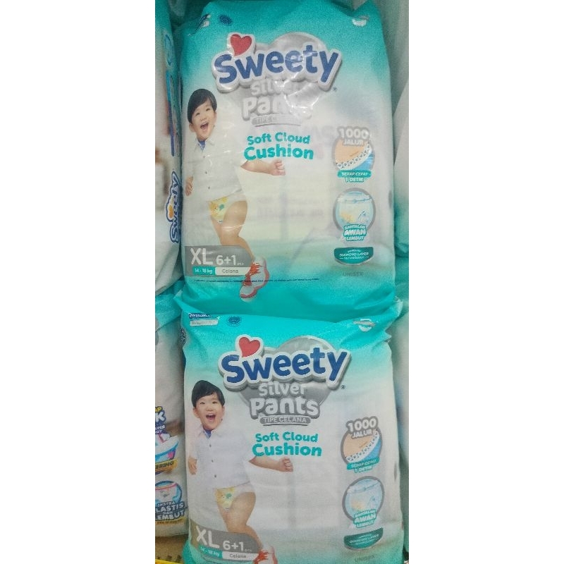 PAMPERS SWEETY SILVER MINI PACK