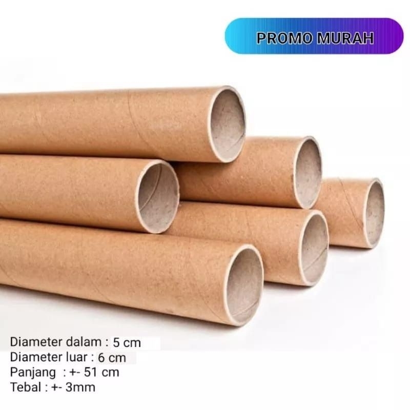 

[READY] PAPER CORE / PAPER TUBE / SELONGSONG PACKING / PACKING TABUNG / KARTON BULAT