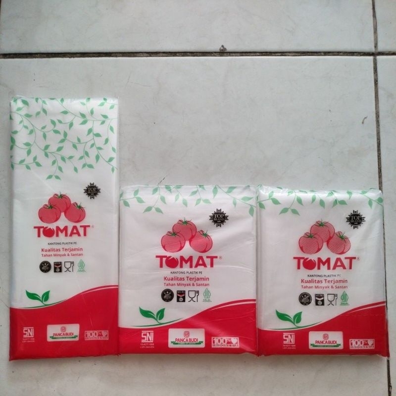 plastik es tomat ukuran 10x25, 13x30, 15x35