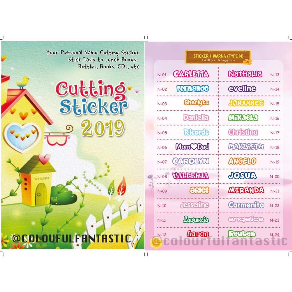 

CUTTING STIKER 1 WARNA