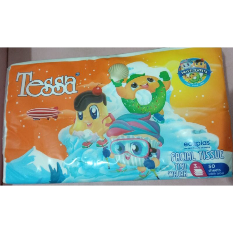 Tissue Tessa-Facial tissue-50 sheet 3ply