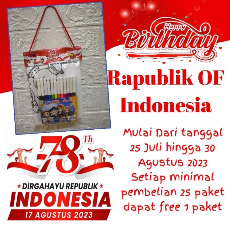 

(Tanpa minimal order) paket sofenir untulang tahun tas mewarnai