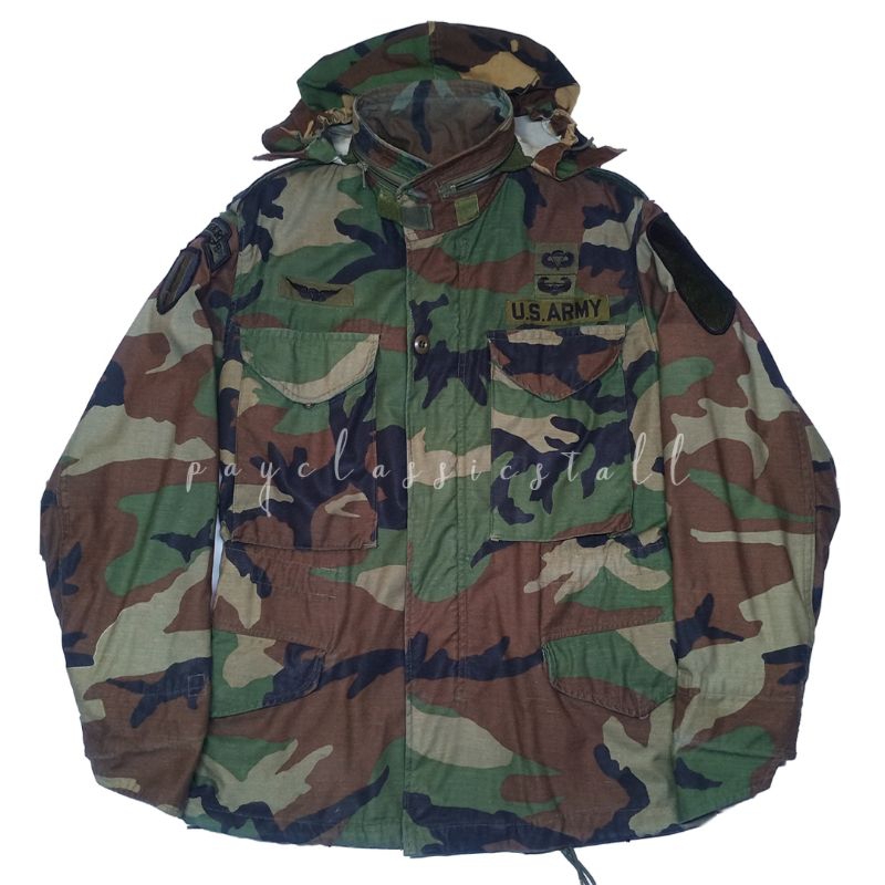 Jaket M65 Woodland US Army