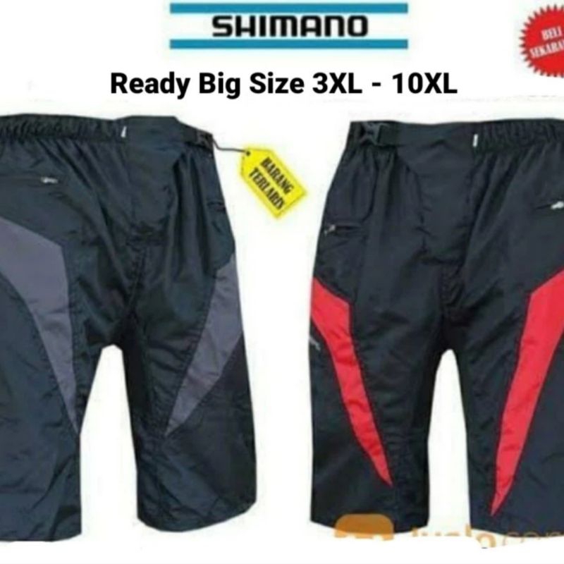 Celana Sepeda Big Size Jumbo Pendek Padding Olahraga Pria Model MTB V3