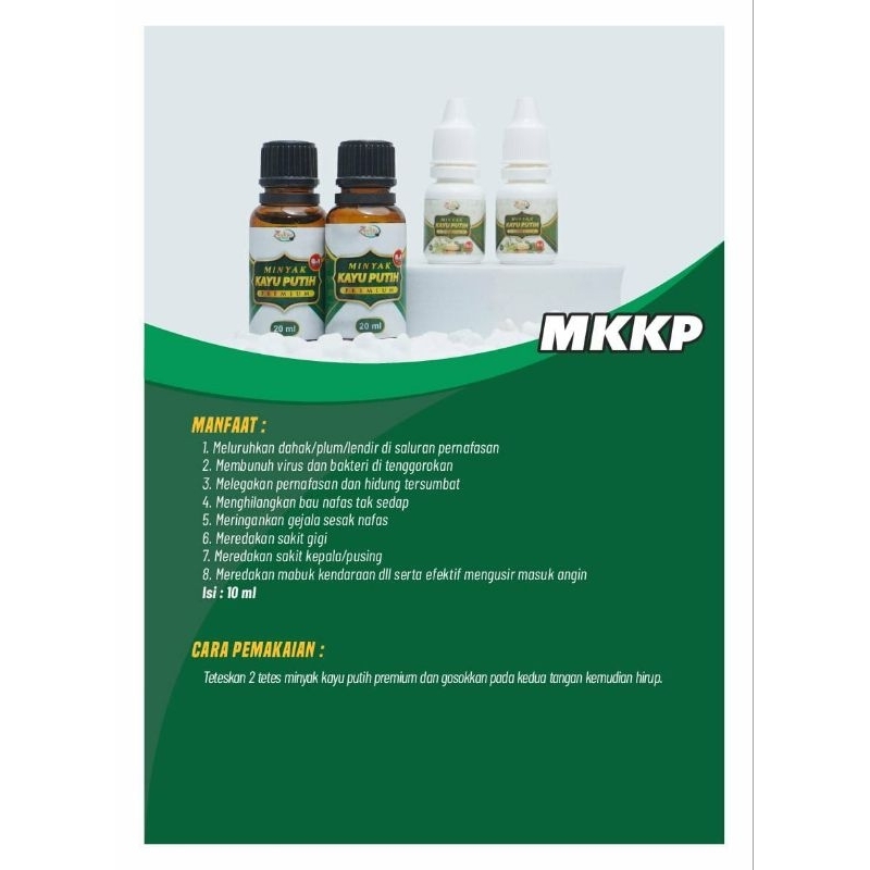 Minyak Kayu Putih Premium Zeeida / MKPP zeeida herbal