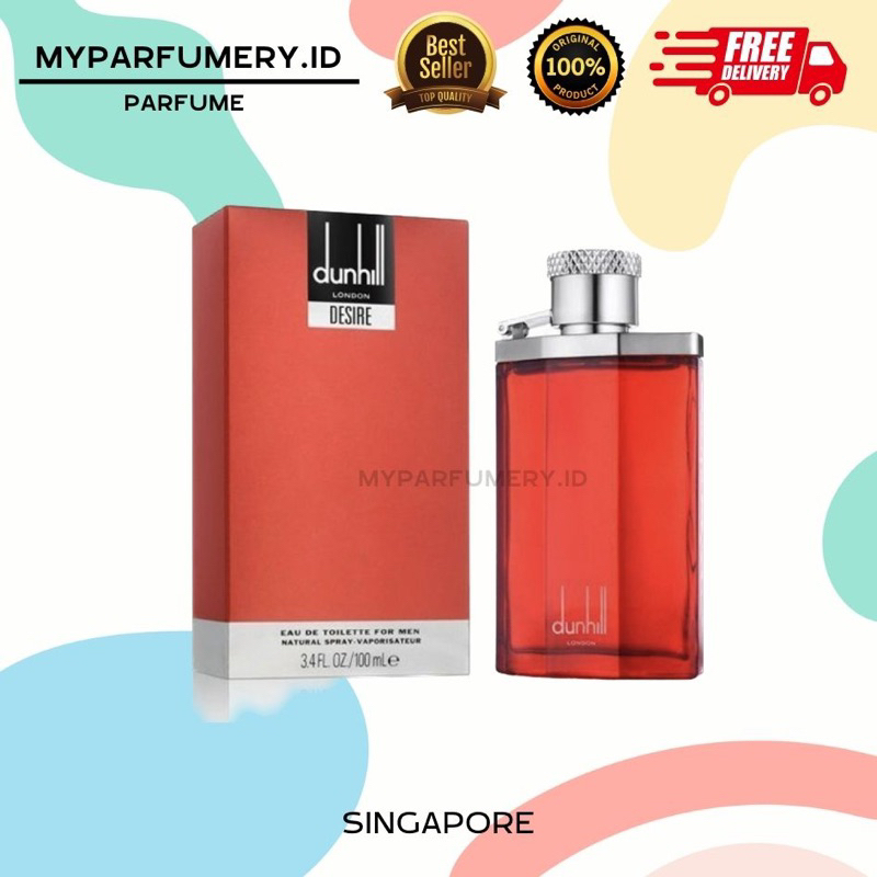 (GRADE A) PARFUM PRIA DUNHILL RED II ORIGINAL IMPORT SINGAPORE