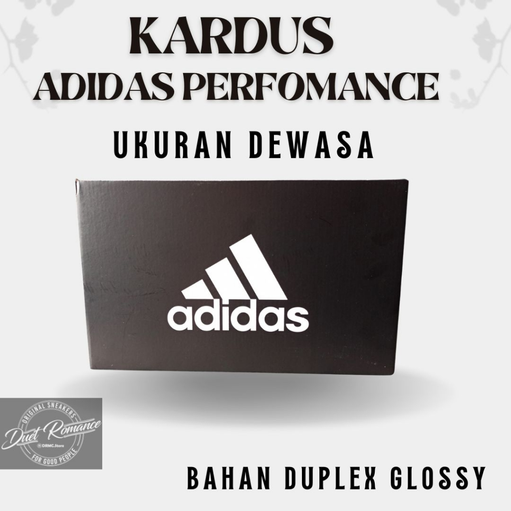 

Dus / Kardus / Box / Inner Box / Tempat Sepatu Adidas Hitam DUPLEX GLOSSY