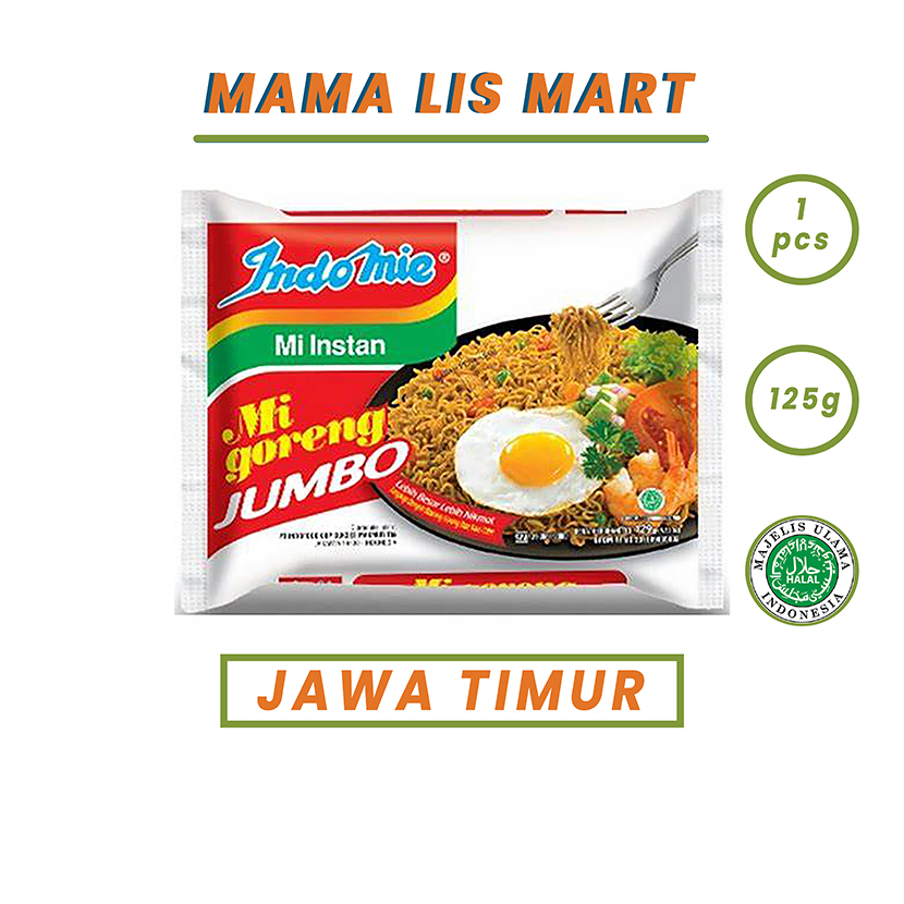 

INDOMIE GORENG JUMBO SPRESIAL 125gr [JAWA TIMUR]