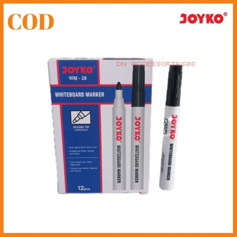 

Spidol Whiteboard Joyko Maker Tip