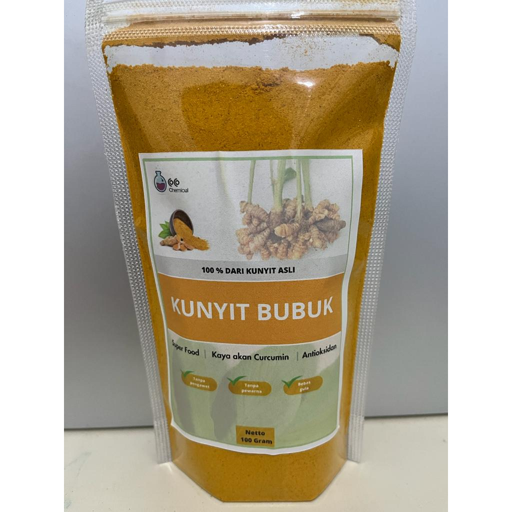 

Kunyit Bubuk 100% Murni Food Grade Kemasan 100 gr