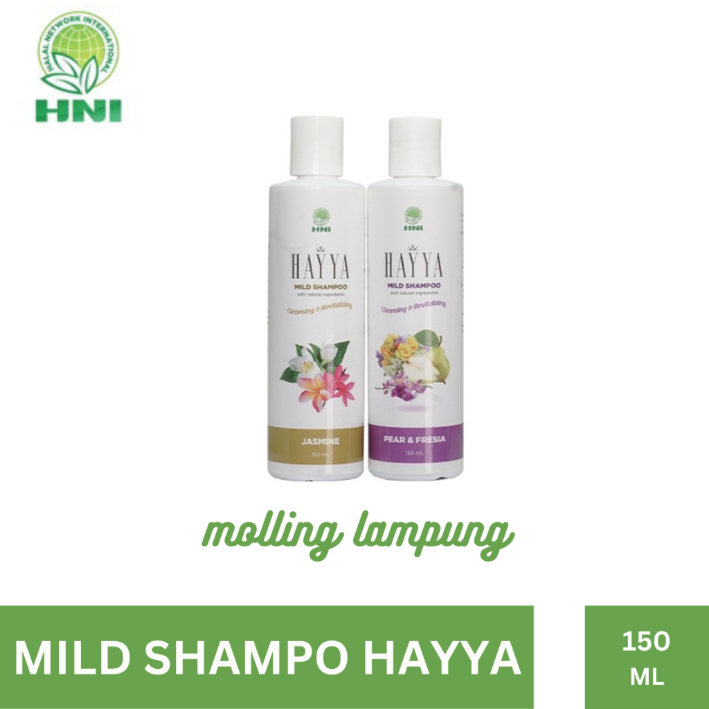 Hayya Mild Shampoo HNI HPAI Sampo Herbal Shampo Jasmine Shampo Pear & Fresia HNI HPAI - SHAMPO HAYYA