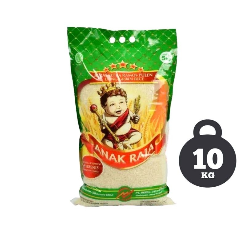 

Beras ANAK RAJA Long Grain/Sentra Ramos Premium 10Kg