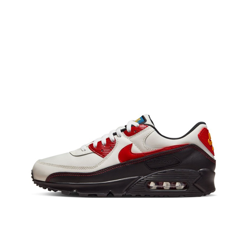 NIKE AIR MAX 90 SAIL UNIVERSITY RED BLACK ORIGINAL