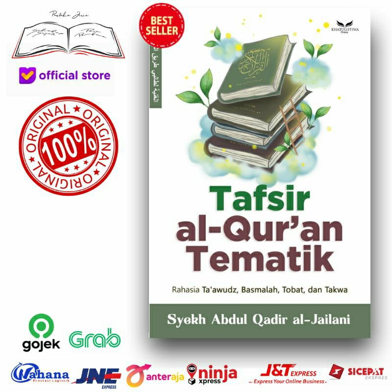 Buku Tafsir Al Quran Tematik Rahasia Taawudz Basmalah Tobat Takwa Syekh Abdul Qadir Al Jailani Qodir