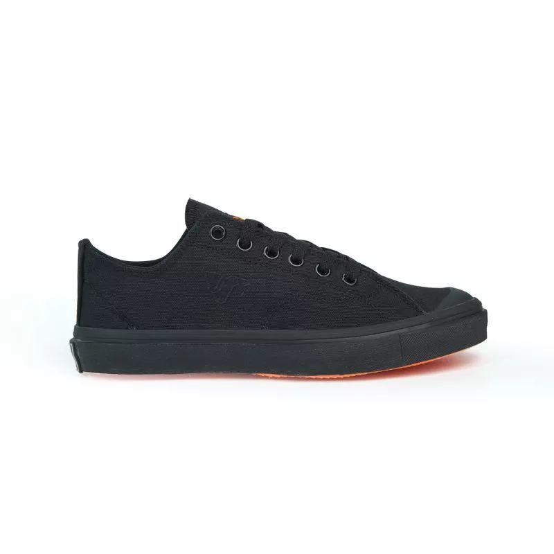 sepatu tsv rivery full black unisex terbaru original lokal brand -sepatu hitam keren