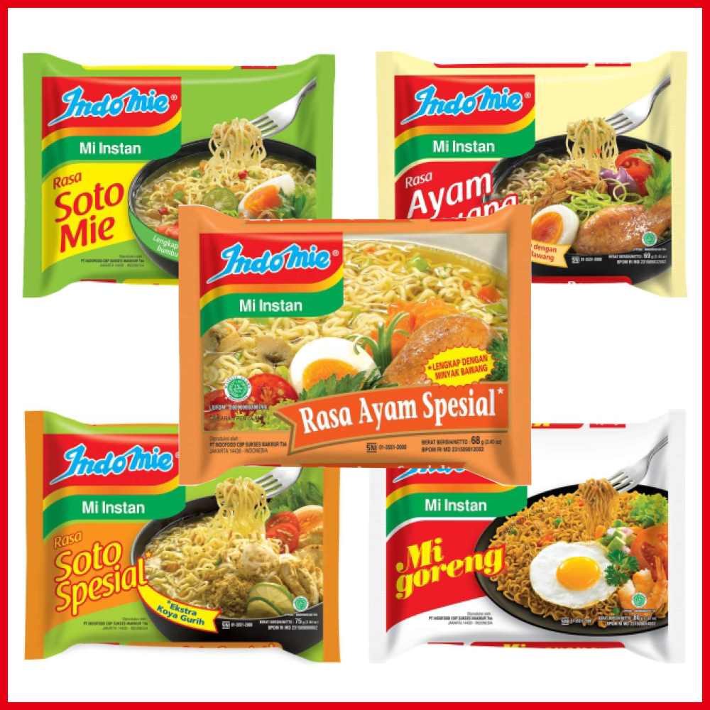 

READY STOCK INDOMIE VARIAN LENGKAP MURAH