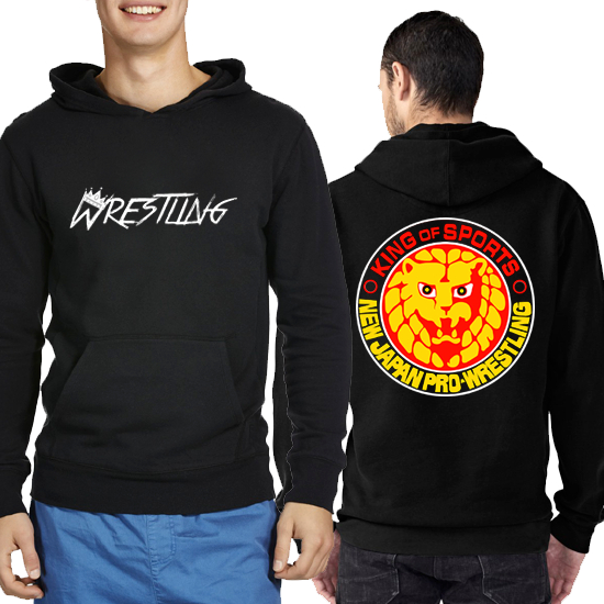 Hoodie NJPW New Japan Pro Wrestling Hoodie Pullover | Jumper Hoodie | Casual Hoodie Bahan Cotton Fle