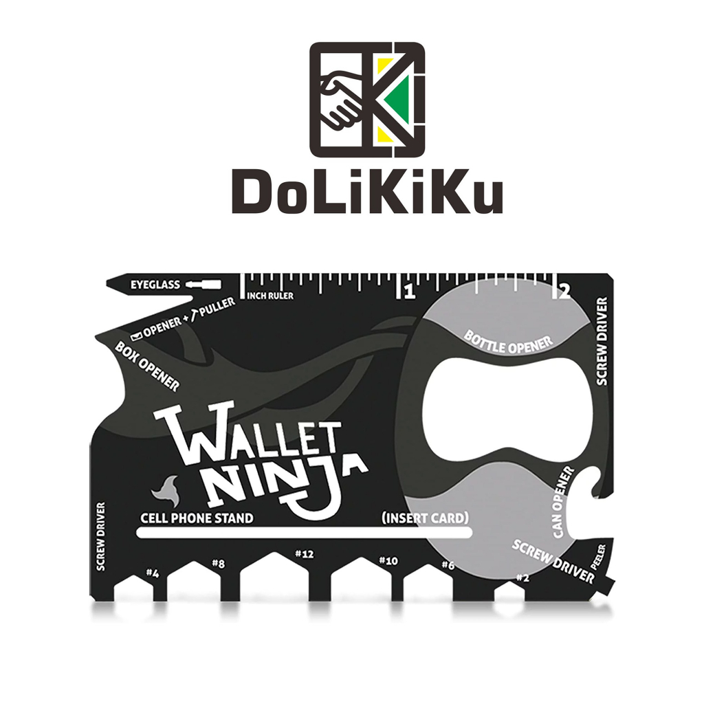 kartu multifungsi tool ninja wallet card