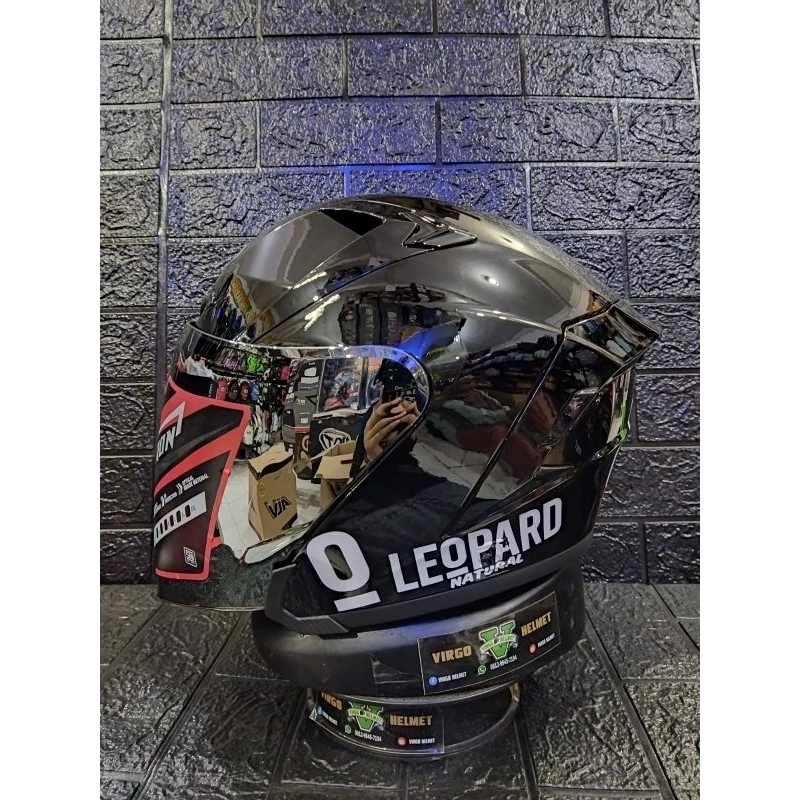 ALV ULTRON HELM HALL FACE/ STIKER LEOPARD
