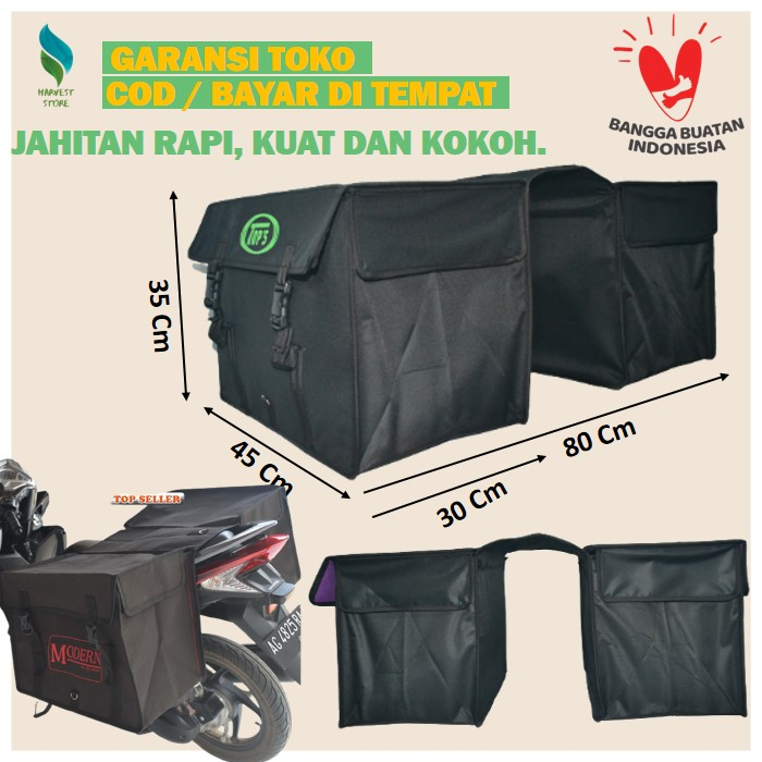 Tas Motor Belakang Box Motor Samping Tas Obrok Motor Tas Motor Belakang Touring Kurir Tas Pos C21