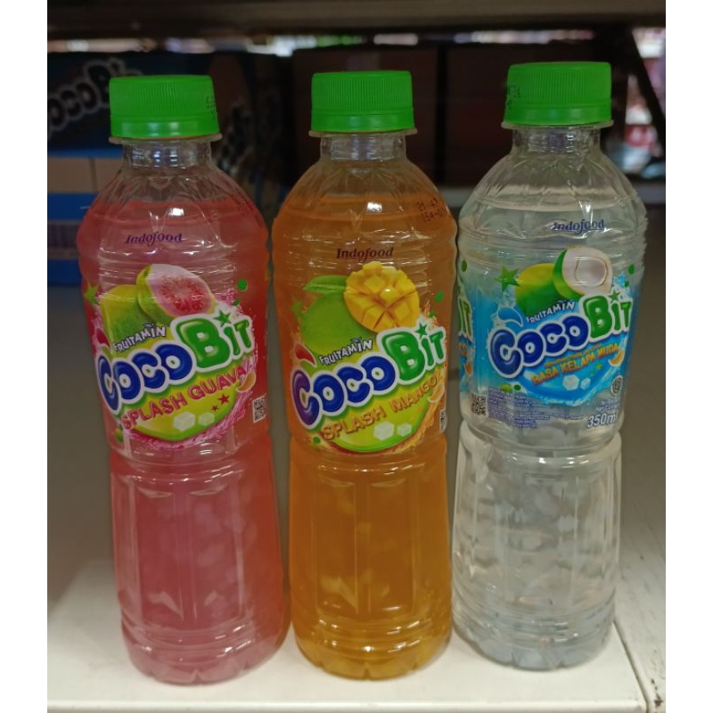 

350ml Fruitamin Cocobit minuman coco bit splash nata de coco coconut jeli