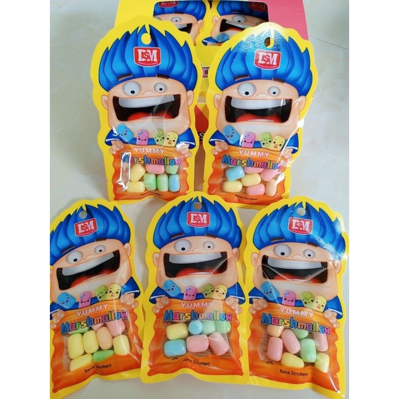 

Permen Cemilan Snack Yummi Yummy Gummy Gumi Yupi Jelly Jeli Murah (isi 30 pcs)