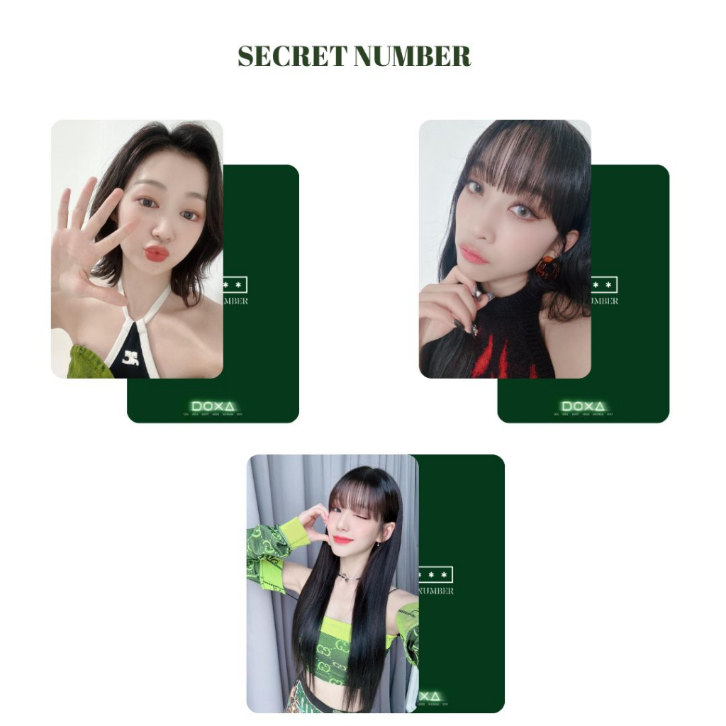 SECRET NUMBER UNOFFICIAL PHOTOCARD