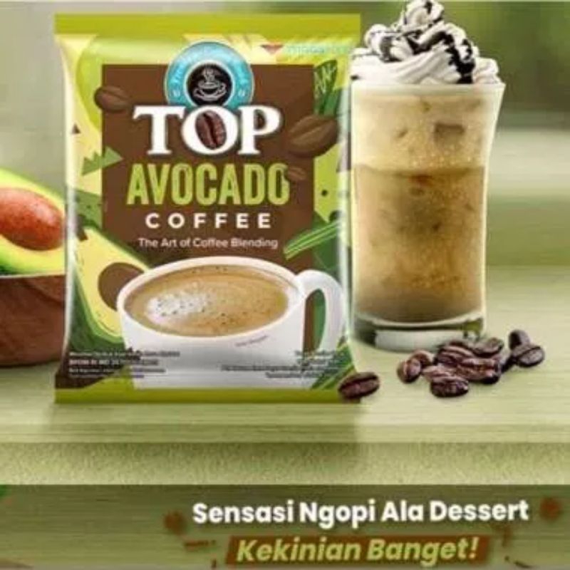 

kopi top avocado 1pcs 20gr top coffee avocado