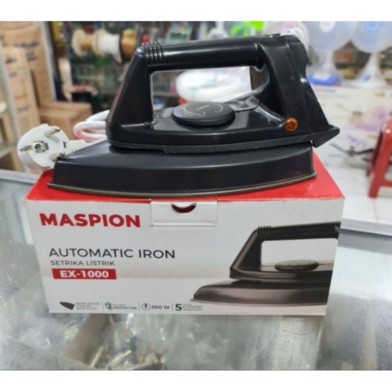 Setrika maspion EX1000/setrika maspion hitam ex1000/setrika maspion