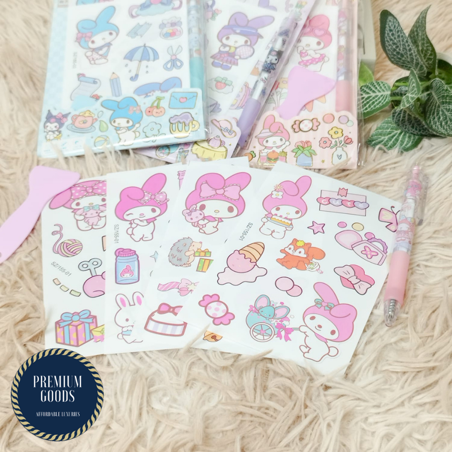

PAKET SANRIO SZ-155 / 1 SET ISI STIKER / PERATA / PULPEN CETEK SANRIO / COCOK DI JADIKAN KOLEKSI HARGA TERMURAH