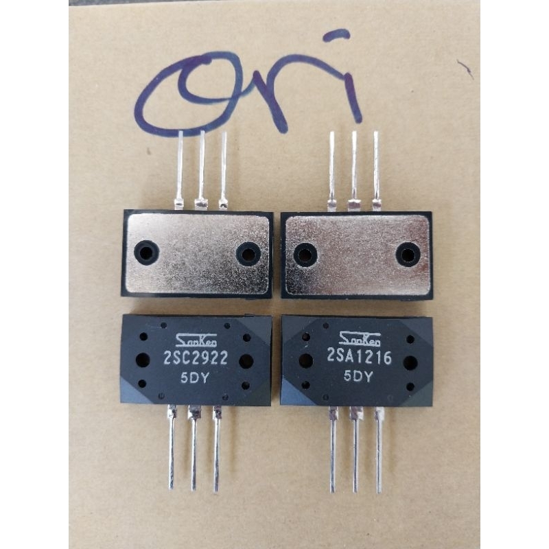 transistor sanken 5dy original , transistor sanken 5dy 2sa1216 2sc2922 kualitas original / asli