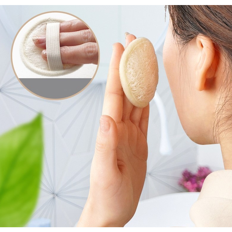 Loofah Body Scrubber / Spons Serat Alami Scrub Mandi Badan Sponge