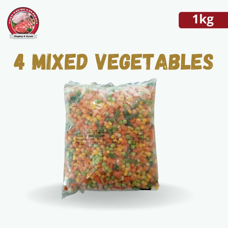 

Mix Vegetables 4 Macam PREMIUM - 1kg