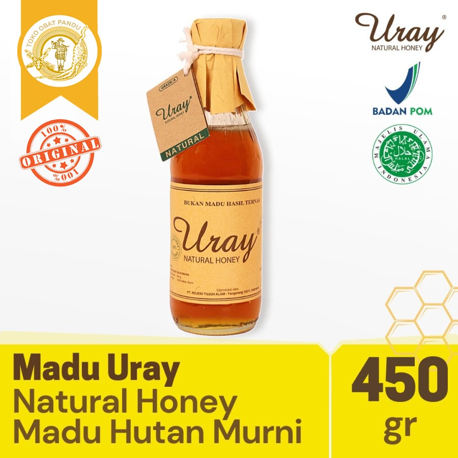

MADU URAY NATURAL HONEY (450 GRAM) / MADU MURNI / PURE HONEY