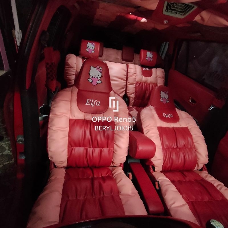 sarung jok mobil karakter calya,sigara,Avanza,Xenia,avp,ertia,fourtuner,Datsun,rush,terrios,dll cove