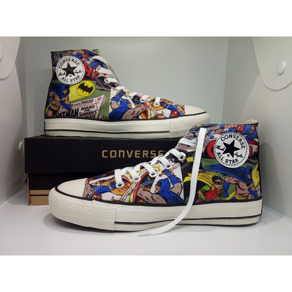 SEPATU CONVERSE 70S HIGH X BATMAN DC COMIC KARAKTER  | Batman All Star Sneakers