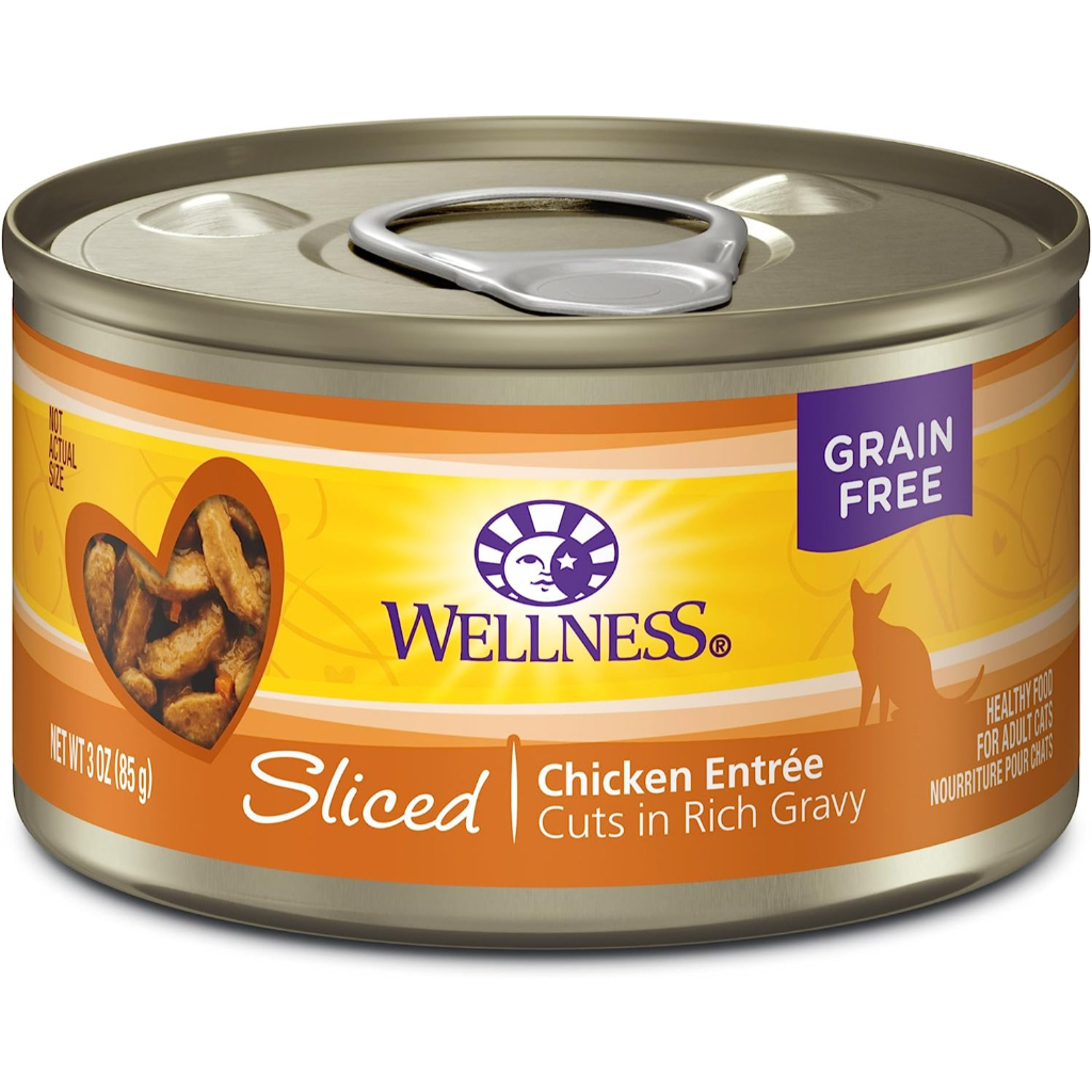 Wellness Sliced Chicken Entree Cat Food 3oz